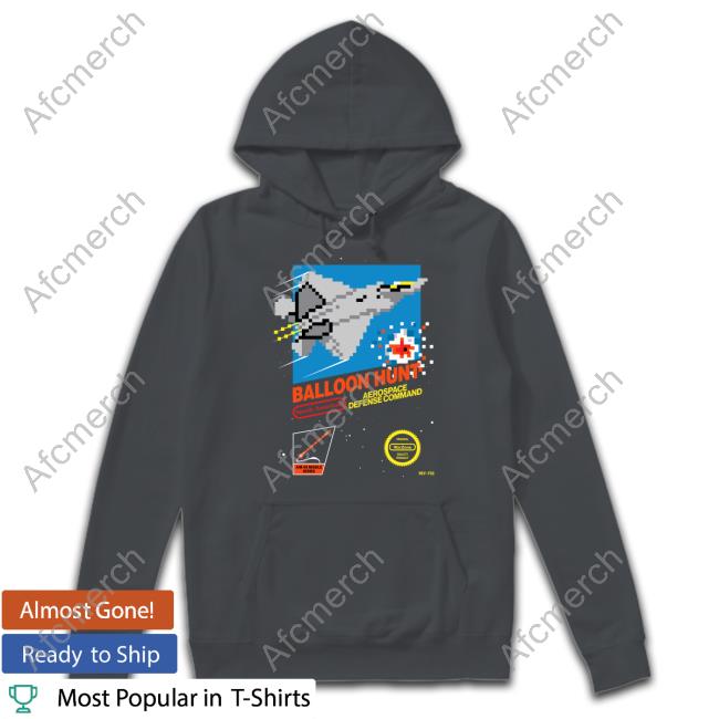 Balloon Hunt Shirt Balloon Hunt North American Earospace Defense Command Hoodie