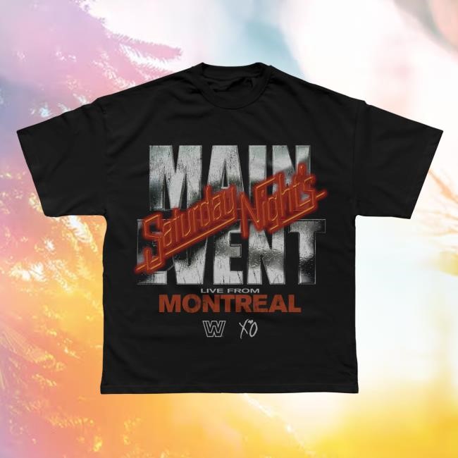 Xo Store Exclusive The Weeknd WWE X XO Saturday Night's Main Event Tee