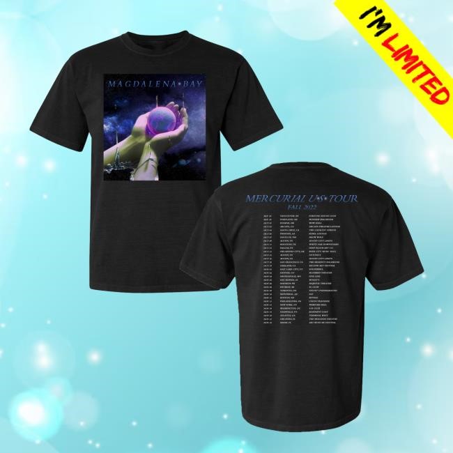 Mercurial World Tour New Shirt – Magdalena Bay - Threefour