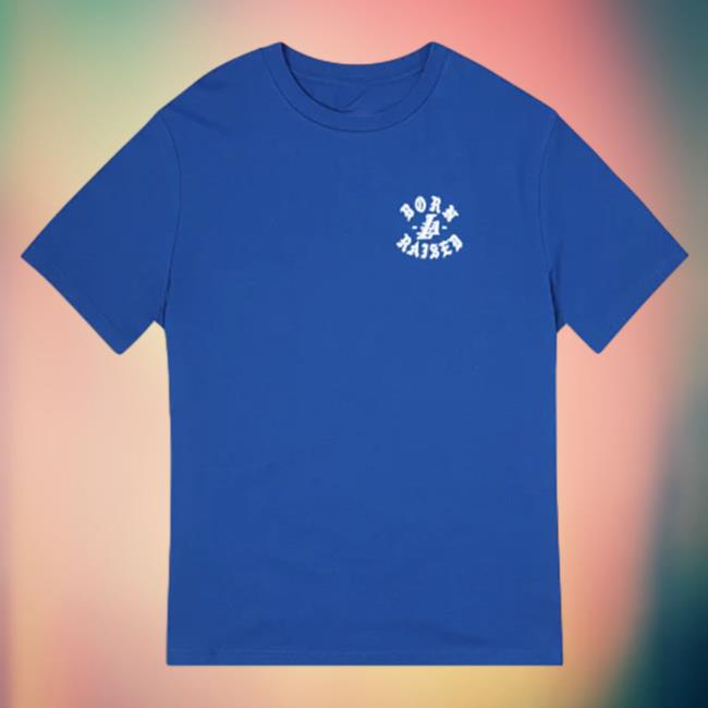 Official Born X Raised Merch Store Shop Los Angeles Lakers Born X Raised Blue T-Shirt