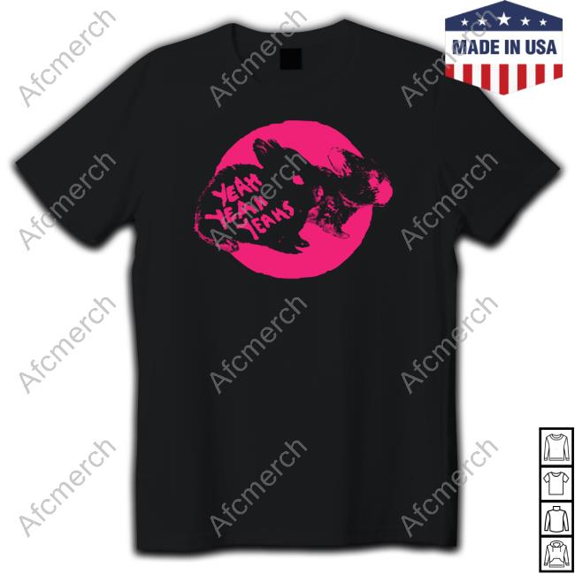 Official Yeah Yeah Yeahs Fever To Tell Black Bunny Shirt