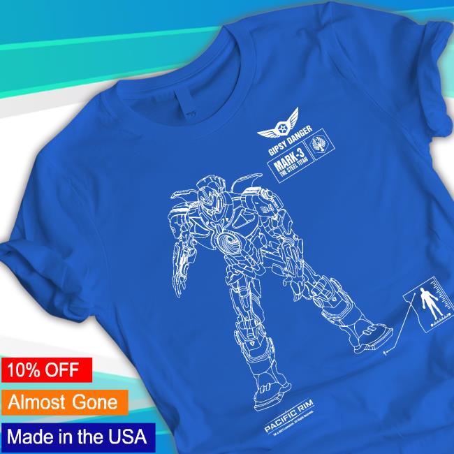 Gipsy Danger Mark 3 Steel Titan Pacific Rim Hoodie