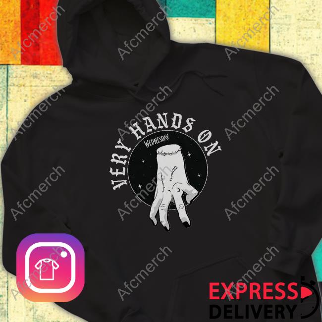 Thepopinsider Wednesday Very Hands On Tee