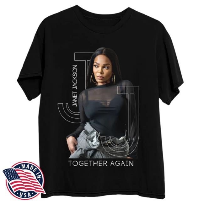 Janet Jackson Official Store Photo Dateback New Tee