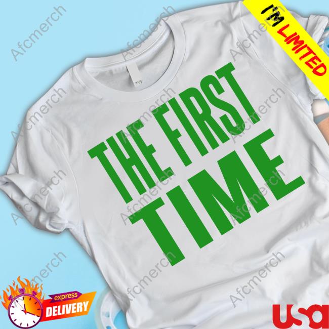 The First Time Logo Block Shirt