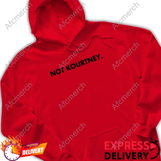 Official Not Kourtney T Shirt Official Tommie Lee Not Kourtney Tee