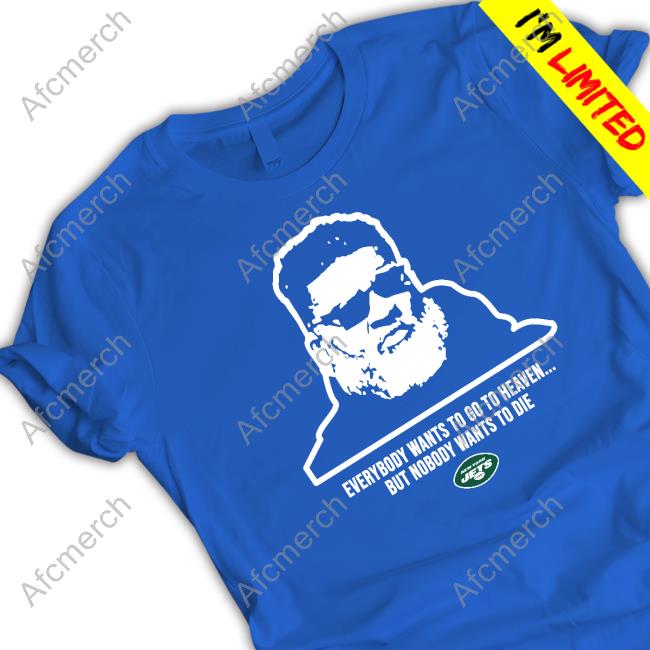 Official Ron Middleton Everybody Wants To Go To Heave But Nobody Wants To Die Shirt