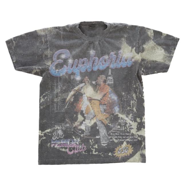 Official Teivk Bleached Euphoria Exclusive Top Shirt