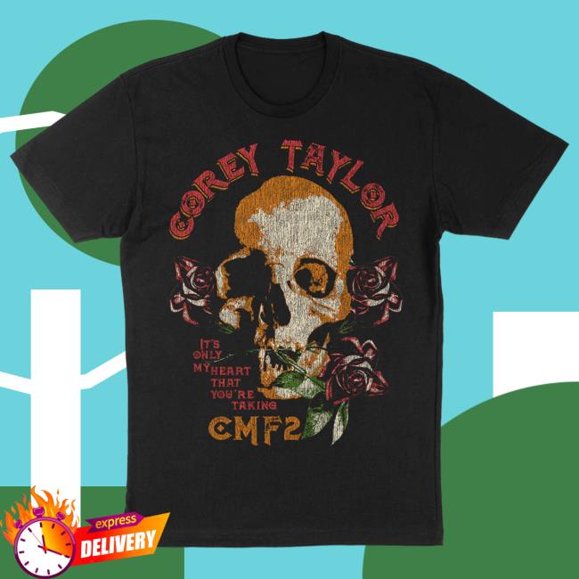 Official Corey Taylor Store Merch Skull And Roses New Shirt