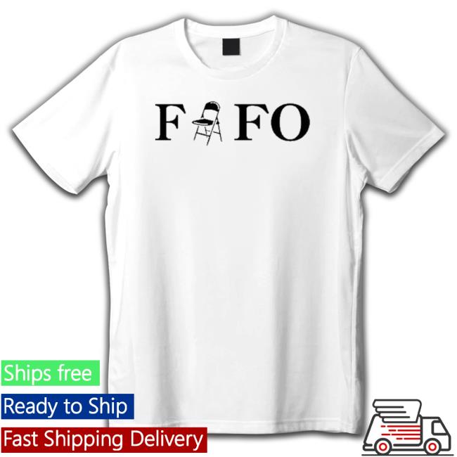Official Design Clapbackk Fafo Folding Chair Tshirt