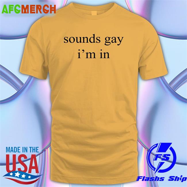 Shirts That Go Hard Sounds Gay I'm In Original Shirts Shirtsthtgohard