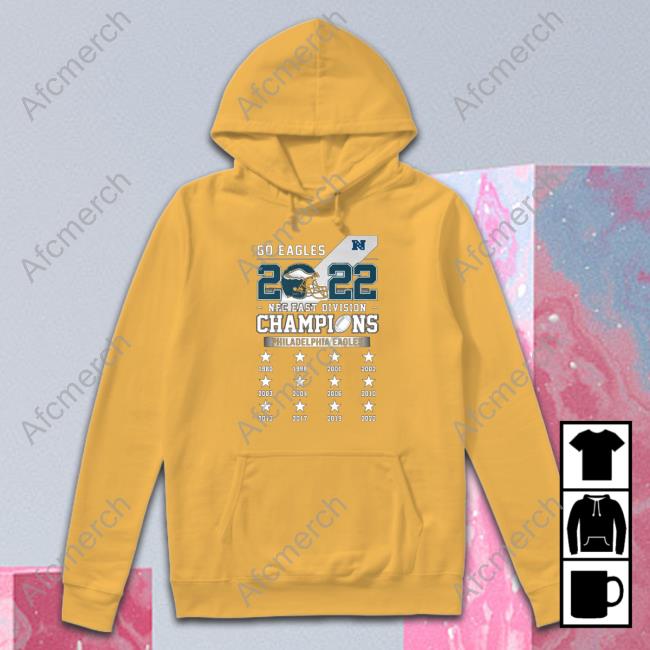 Go Eagles 2022 NFC East Division Champions Hoodies