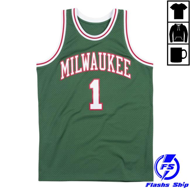 Official Moda3 Mitchell And Ness Bucks Oscar Robertson Road '71-72 Swingman Basketball Jersey Tank Top Tees