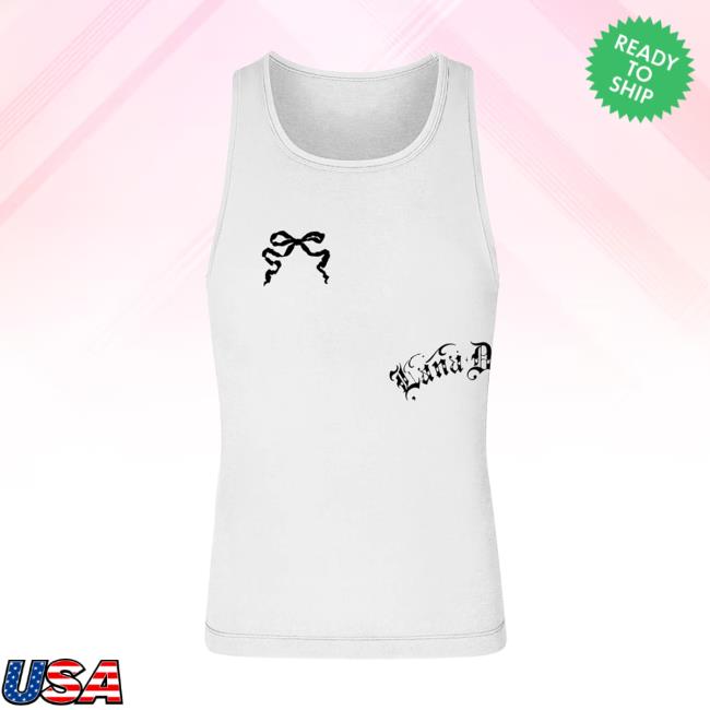 Official Lana Del Rey New Store Shop Merch White Tank Top New Shirt