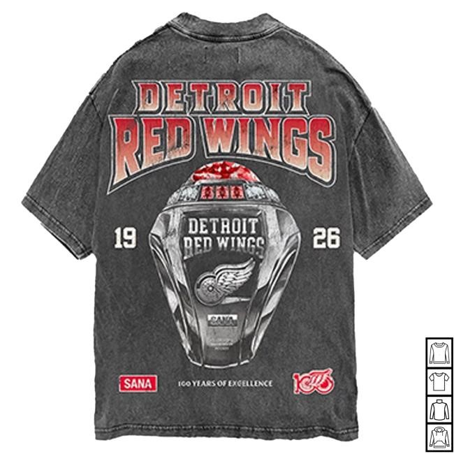 Official Sana Detroit Apparel Sana X Red Wings Championship T Shirt SanaDetroit