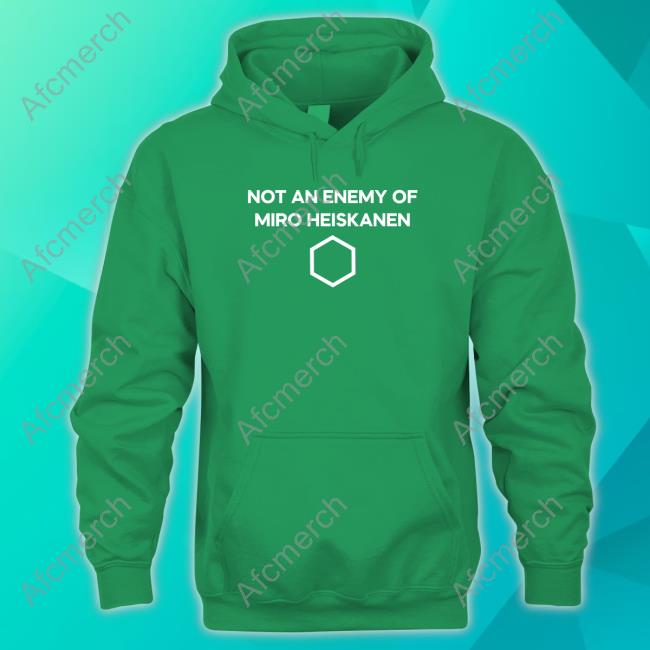 Official Not An Enemy Of Miro Heiskanen Tee Shirt