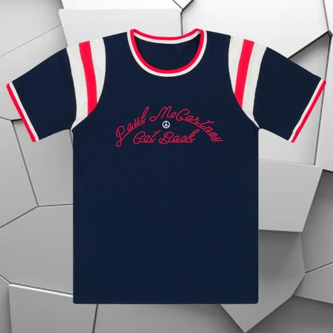 Official Paul Mccartney Shop Got Back Chainstitch Ringer Tee