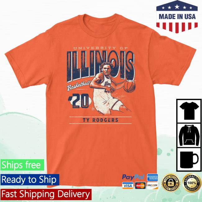 The Illinois Nil Store University Of Illinois Ty Rodgers Shirt 2024