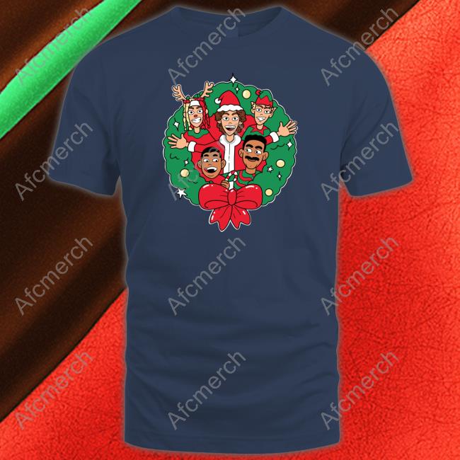 Baylenlevine Wreath Christmas Tee