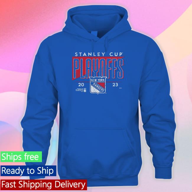 New York Rangers 2023 Stanley Cup Playoffs Sweatshirt Official New York Rangers Fanatics Branded 2023 Stanley Cup Playoffs T-Shirt