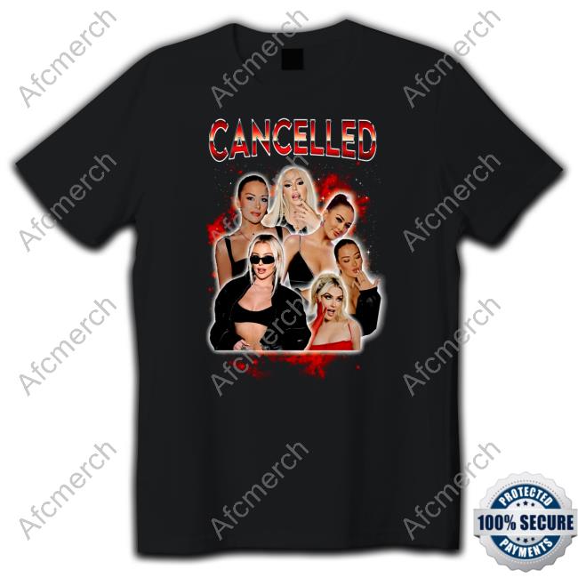 Official The Cancelled Podcast Store Shop Merch Cancelled Tour Tee