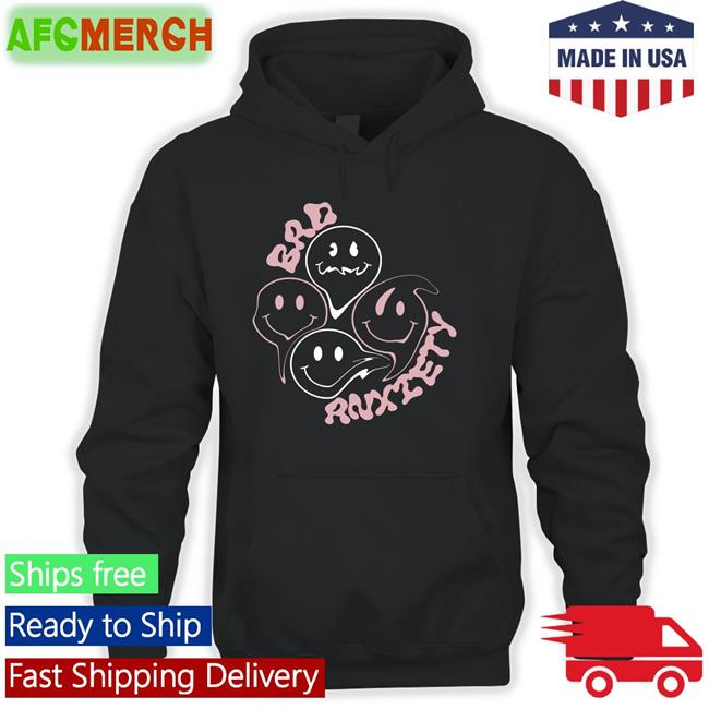Megan Thee Stallion Merchandise Bad Anxiety Black Hoodie Tina Snow Bad Anxiety Black Hooded Sweatshirt