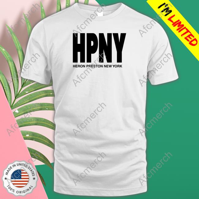 HPNY Heron Preston New York T-Shirt HeronPreston