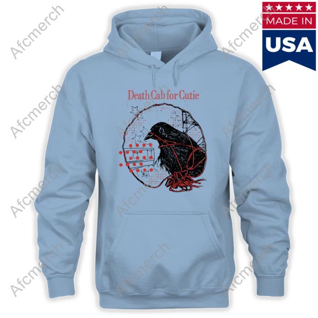 Official Angela Belcamino Hottopic Merch Death Cab For Cutie Transatlanticism Crow T Shirt