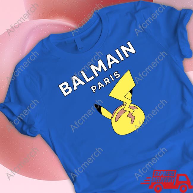Balmain Paris Pikachu Shirt