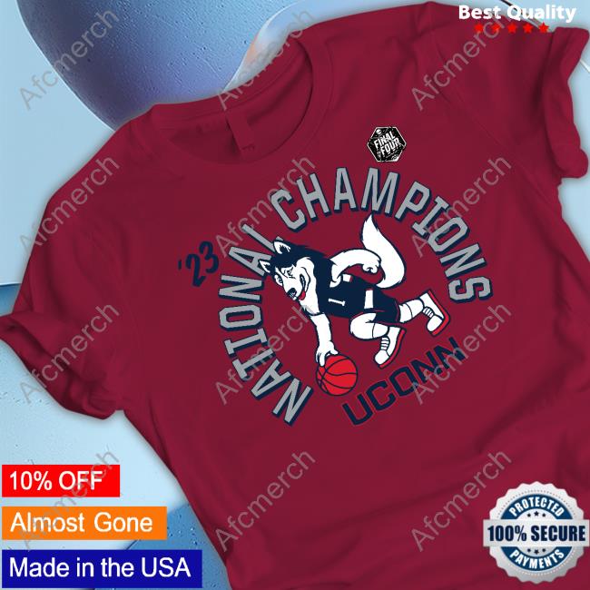 Uconn Huskies 2023 National Champions T Shirt White