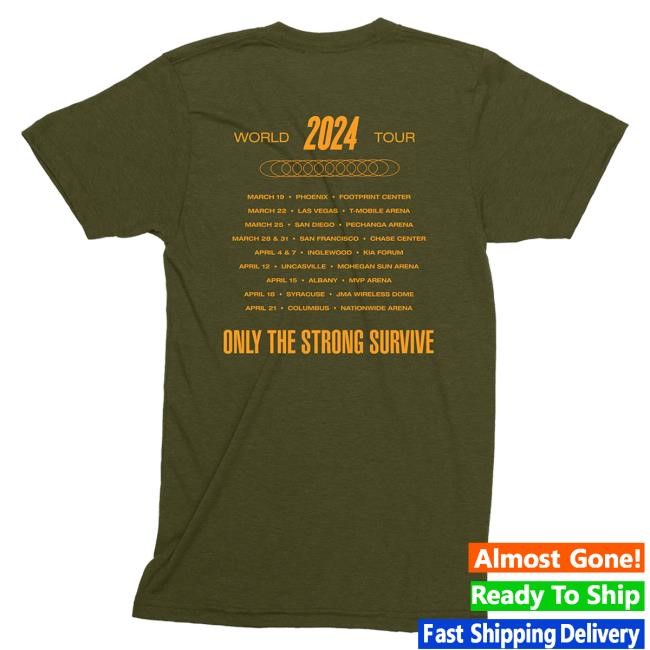 Official Bruce Springsteen Merch Store Springsteen & The E-Street Band 2024 World Tour Shirt New