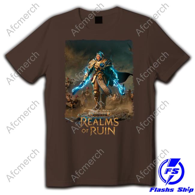 Official Warhammer Age Of Sigmar: Realms Of Ruin Black T-Shirt