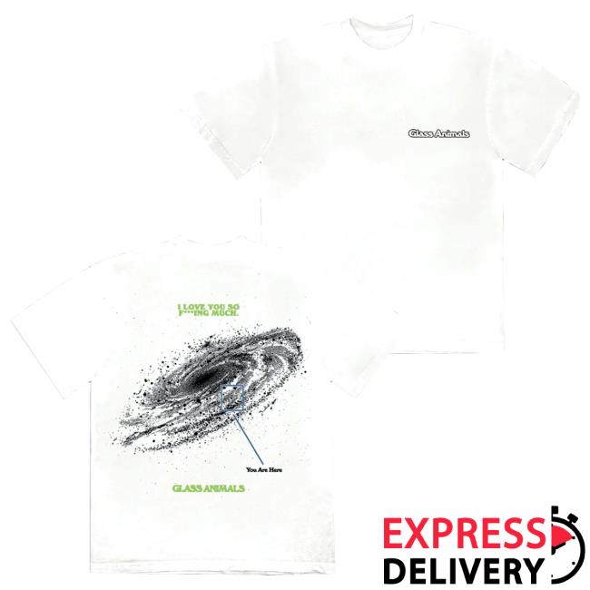 Glass Animals Shop Merch You Are Here T-Shirts White