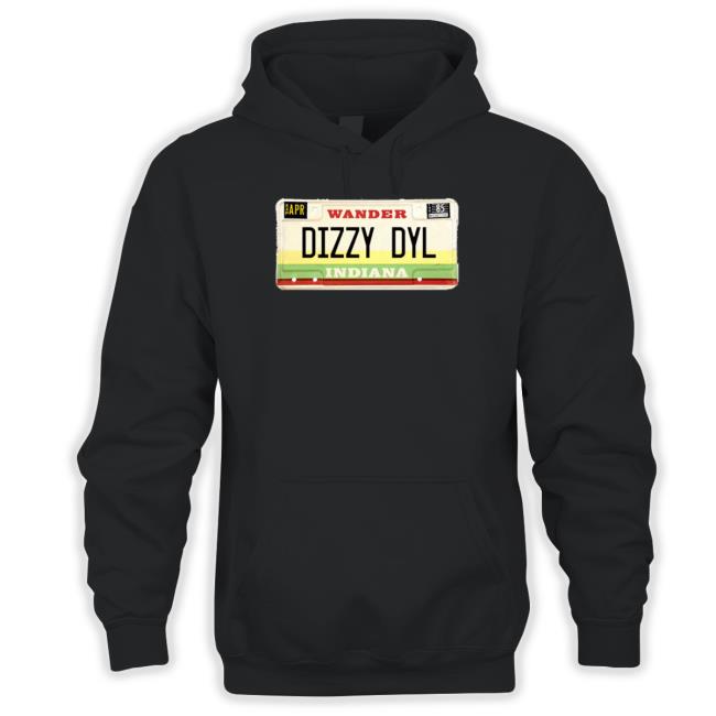 Official Dizzy Dyl Merch Dizzy Dyl Black Plate T-Shirt