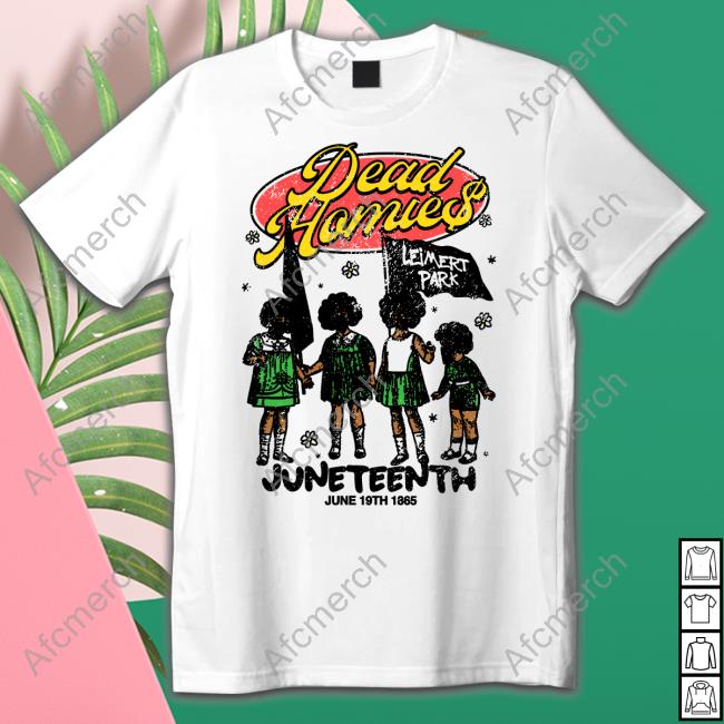 Dead Homies Leimert Park Juneteenth Tee Thirsty P