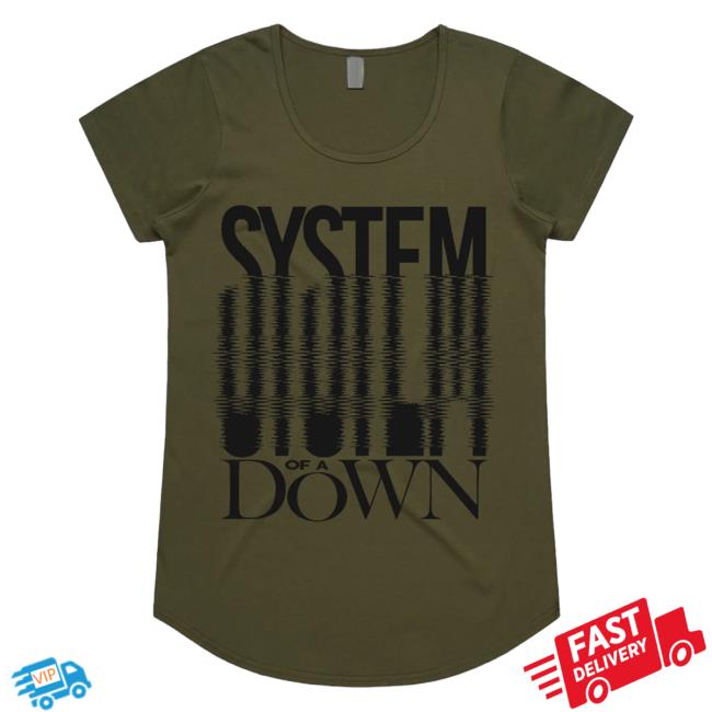 Official System Of A Down Merch System Ripple Shirt