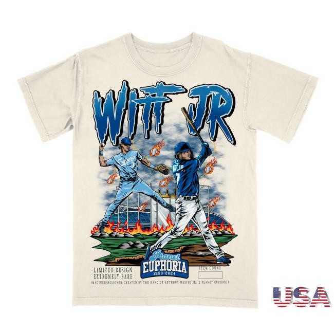 Planet Euphoria Merch Bobby Witt Jr. New T-Shirt #/500 – Euphoria Shop