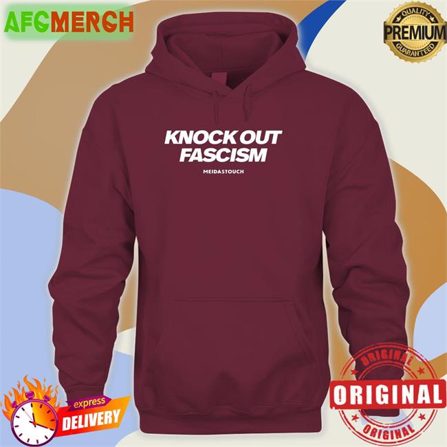Knock Out Fascism Shirt Meidastouch Knock Out Fascism Crewneck Sweatshirt