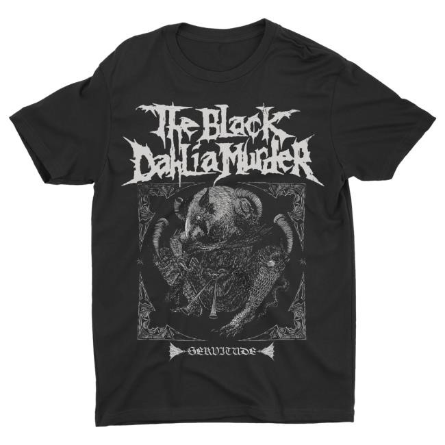 Official Night Shift Merch Store Shop The Black Dahlia Murder - Horn Demon T Shirt Nightshift Merch