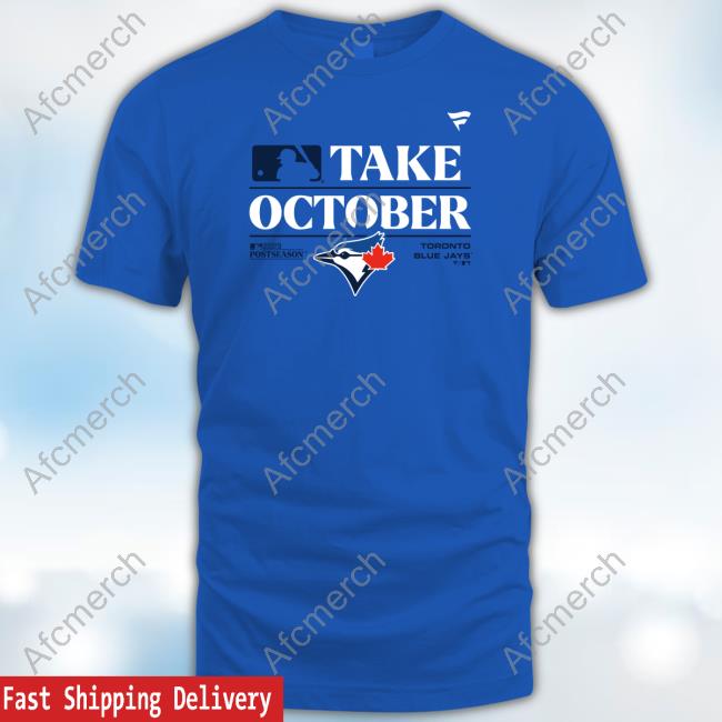 Official Toronto Blue Jays Fanatics Branded 2023 Postseason Locker Room Pullover Hoodie