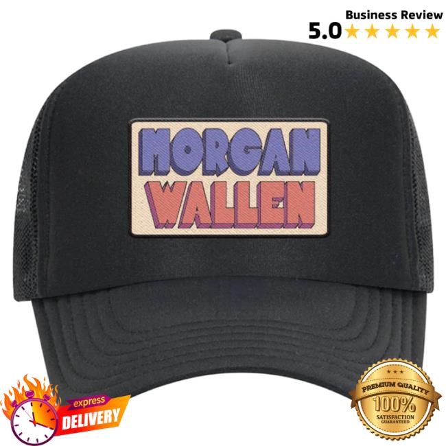 Official Morgan Wallen Tour Merch Stacked Logo Cap