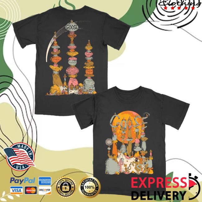 Official Goose The Band Merch Goosetheband Rock Formation Tour Shirt New