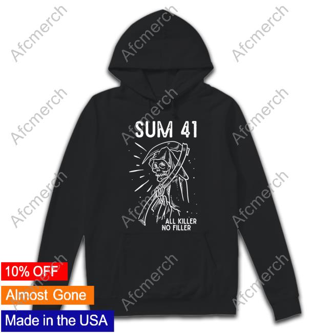 Official Sum 41 Merch All Killer No Filler Shirts