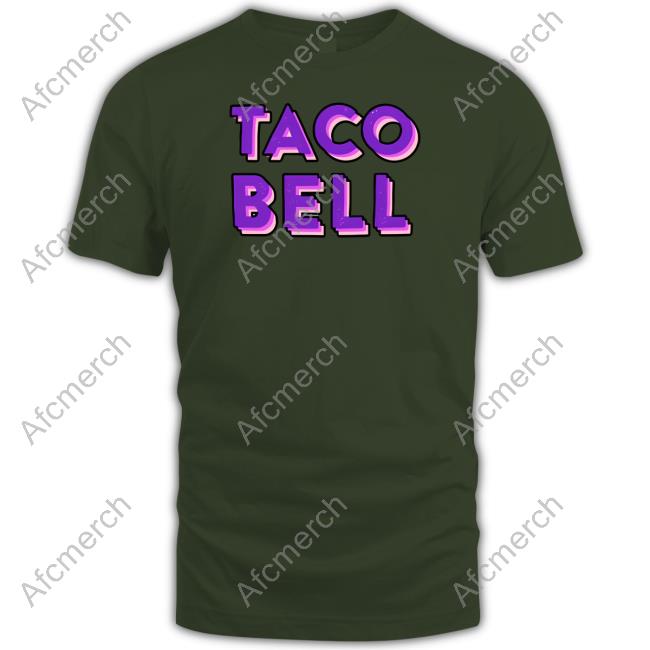 Taco Bell Taco Shop Taco Bell Distress Logo T-Shirt