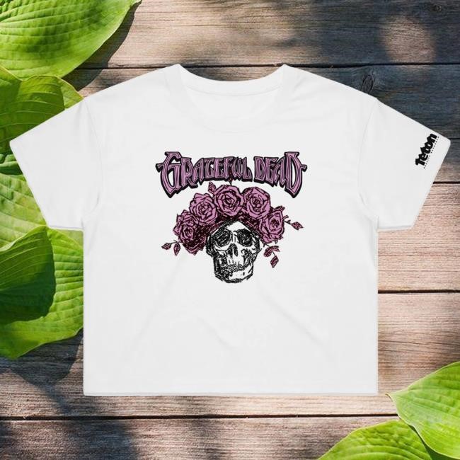Grateful Dead 60th x TGR 60th Skull & Roses Crop Tees