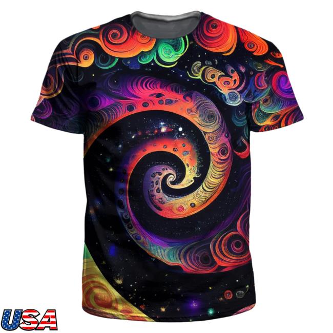 Official Iedm Clothing Interstellar Flows Long Sleeve T Shirt Unisex 3D All Over Print