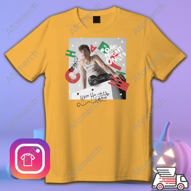 Charlie Puth Merch Happy Holidays Charlie Long Sleeve T Shirt