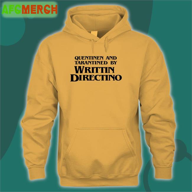Quentinen And Tarantined By Writtin Directino Tee Shirt Pjayevans Jonathanodonnel