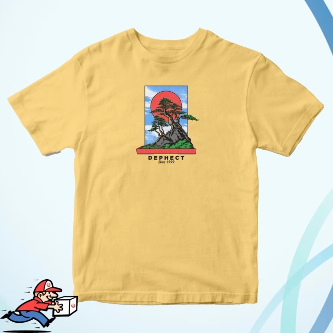 Dephect Shop Bonsai T-Shirt / Sunset / By Othman Zougam New Shirt