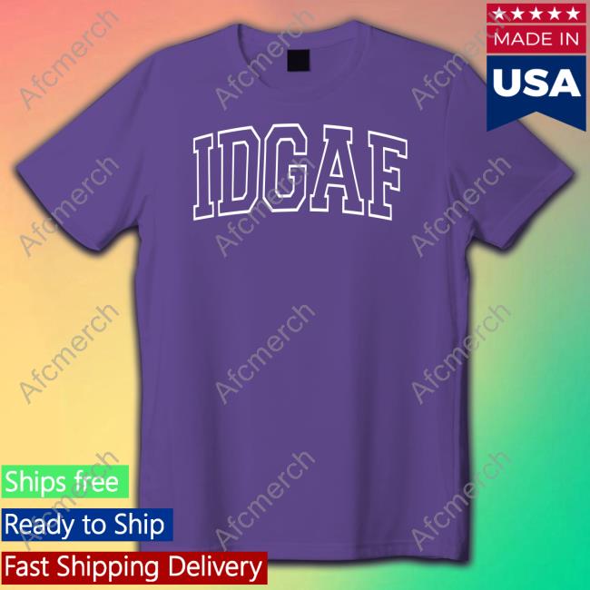 Sadie Crowell Merch Idgaf Black Shirt